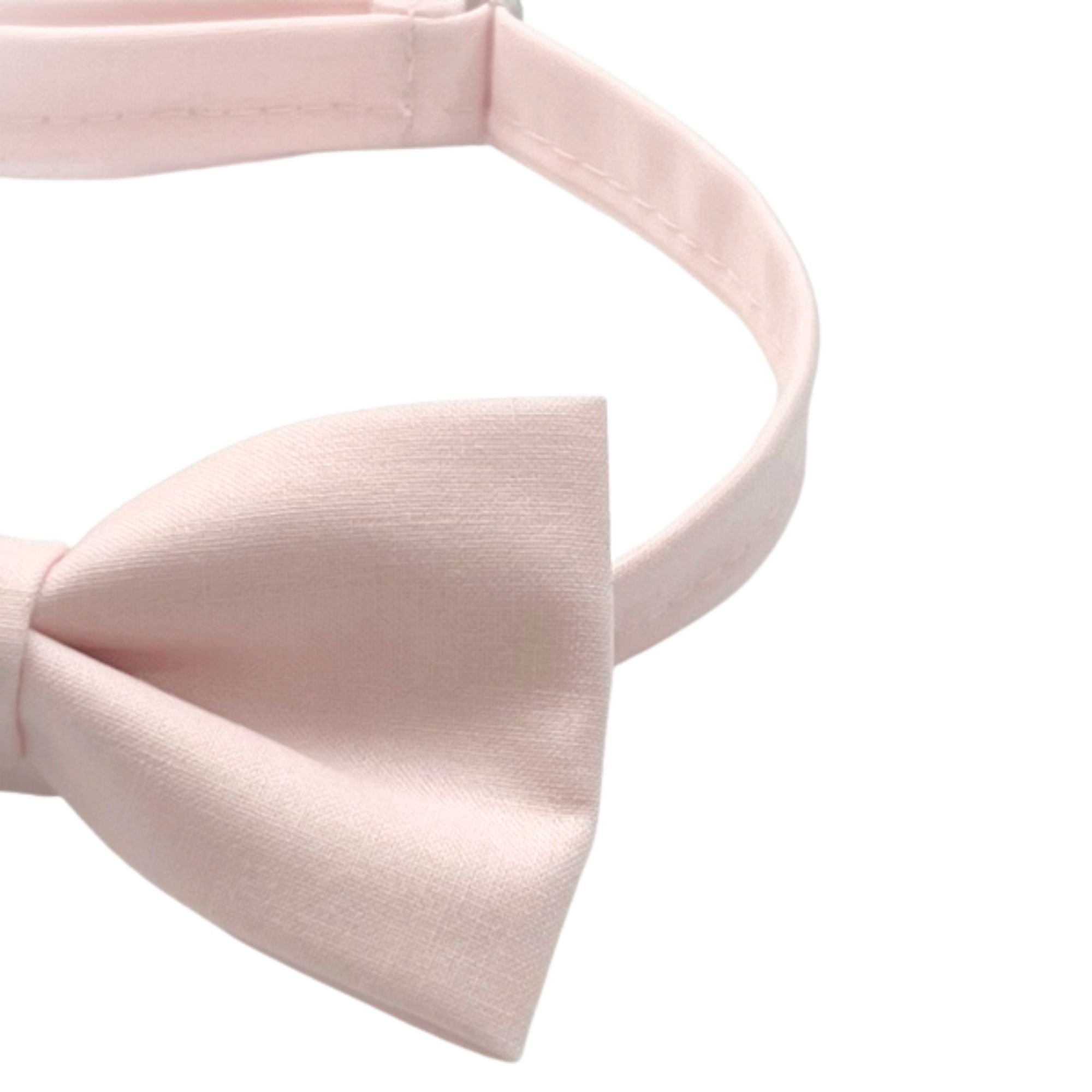 Pastel pink bow tie 