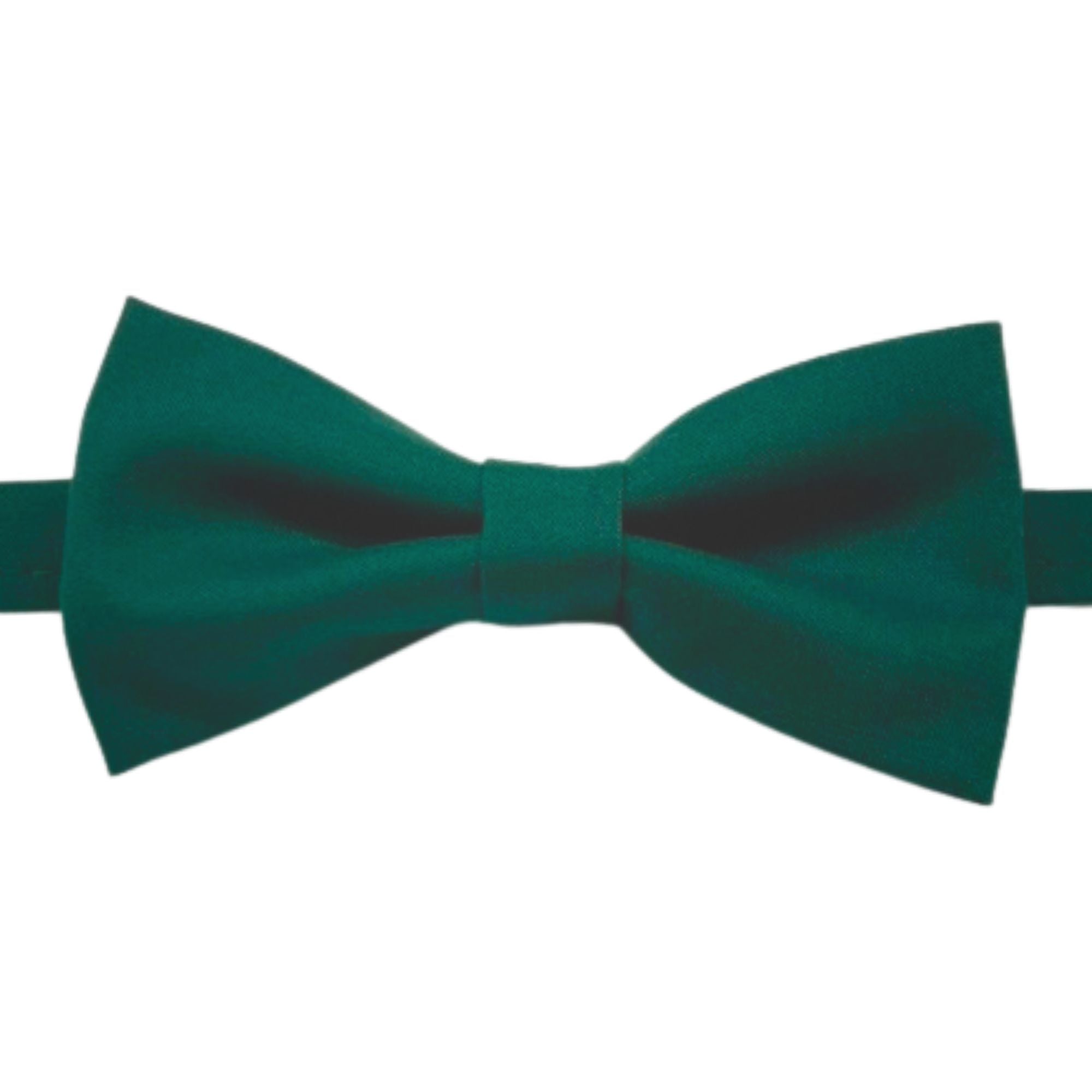 Closeup emerald green bow tie 