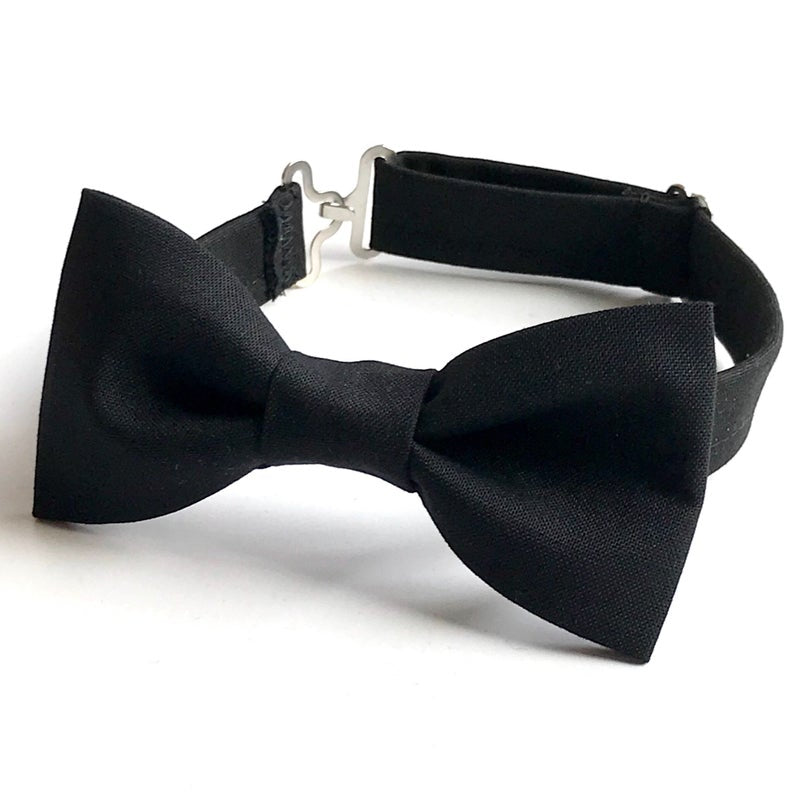 Black Bow Tie with Wine Suspenders