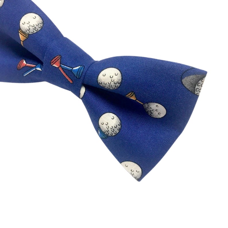 Blue Golf Bow tie Retirement Gift 