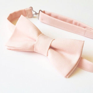 Blush Pink Bow Tie 