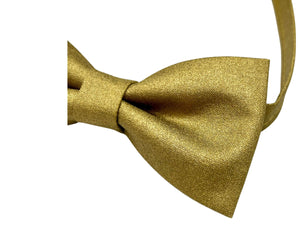 Gold Cotton Bow tie