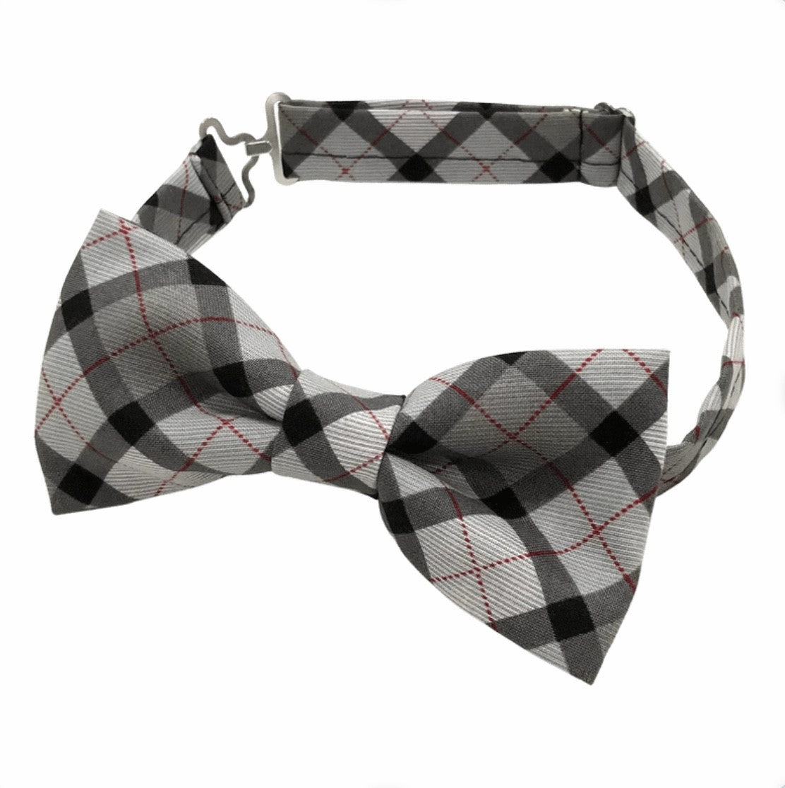 Plaid Holiday Bow tie 