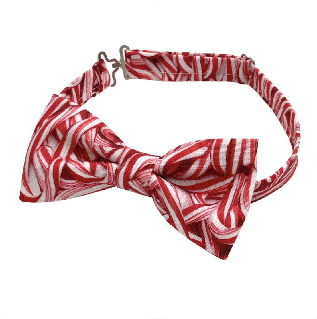 Bow tie with Candy Cane Print 