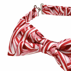 Candy Cane Bow tie for Christmas Party