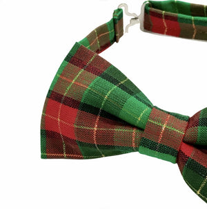 Christmas Bow tie with Red and Green 