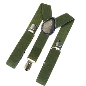 Army Green Suspenders