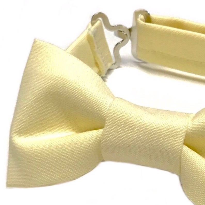 Light Yellow Bow tie 